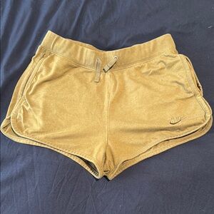 Nike Women's Gold Shorts